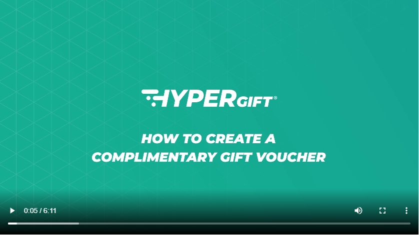 How To Create A Complimentary Gift Voucher