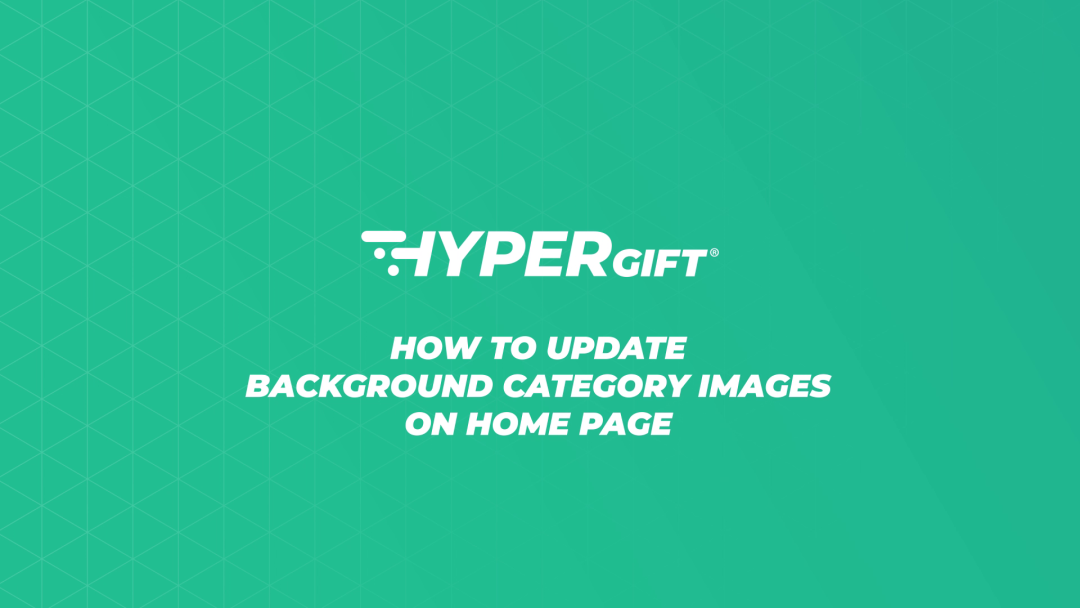 How to update background category images on home page