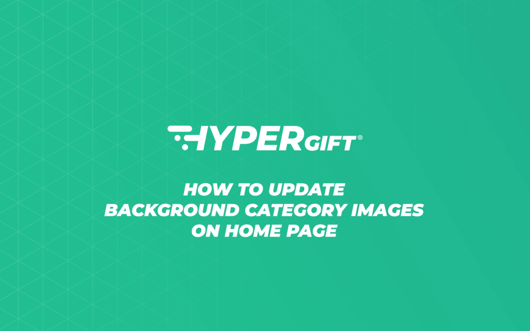 How to update background category images on home page
