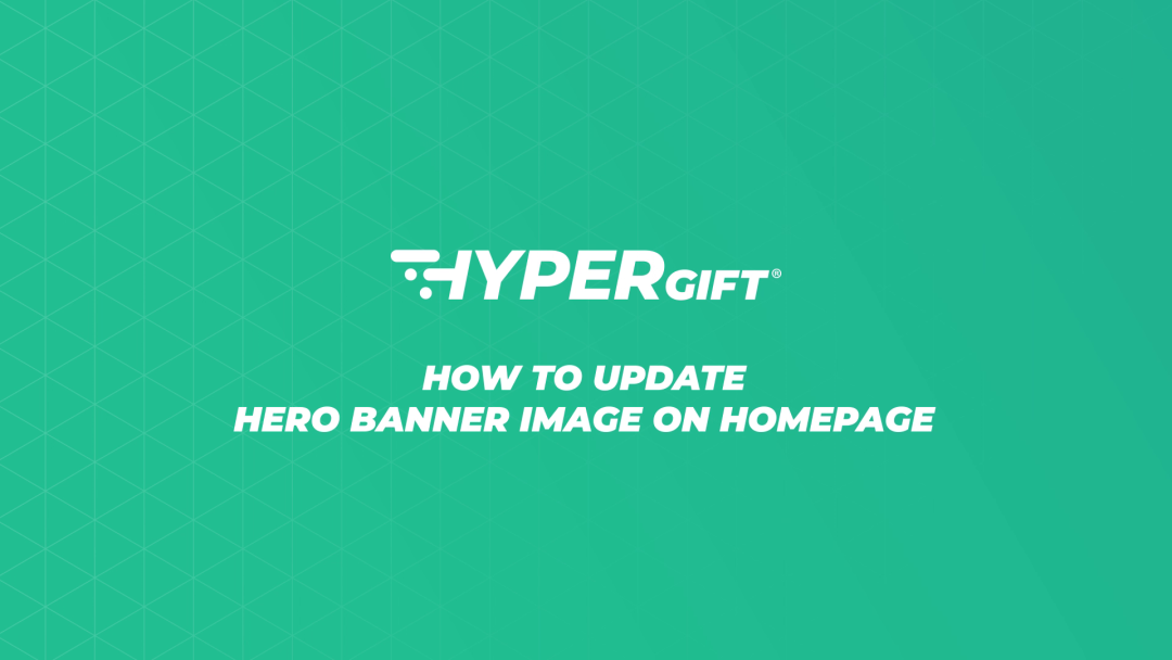 How to update hero banner image on home page